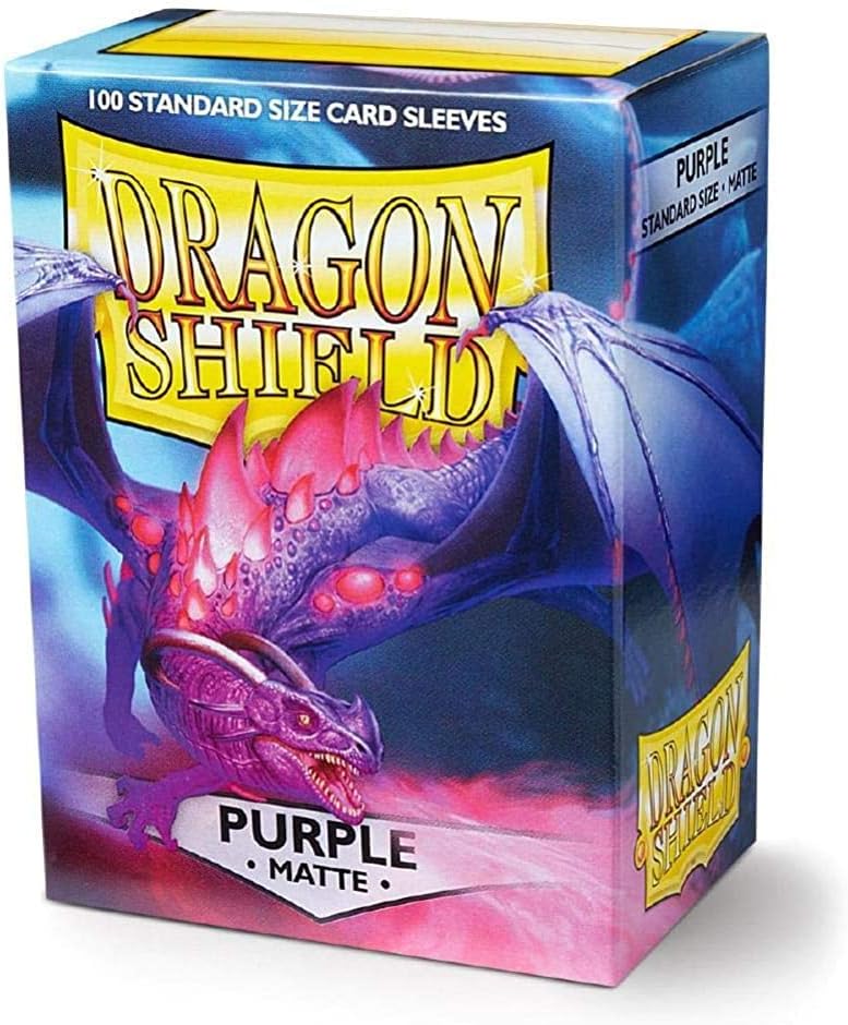 Dragon Shield Matte Purple Standard Size 100 - WiredVillage Games - Dragon Shield